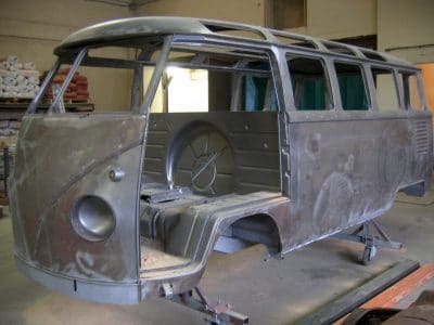 decapage combi Volkswagen carrosserie chassis aillon